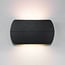 Modern outdoor wall light Ruby - black