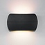 Ruby modern outdoor wall light - Black