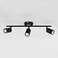 Modern 3-light ceiling lamp Mitchell in black