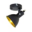 Ceiling spotlight Alex - black with gold