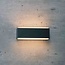 Outdoor wall light Pixie with integrated LED - black
