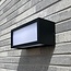 Calvin black outdoor wall light