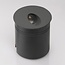 Recessed outdoor wall light Merlin - black with integrated LED