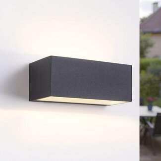 Modern outdoor wall lamp Kai - Black