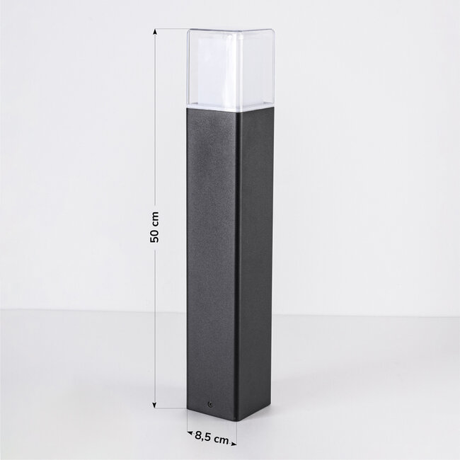 Standing outdoor lamp, Black - Ivo