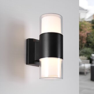 Round wall lamp, 2-light - Emmy