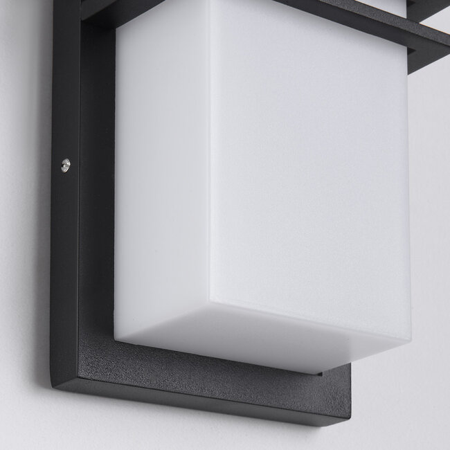 Outdoor wall light Jean - black with integrated LED