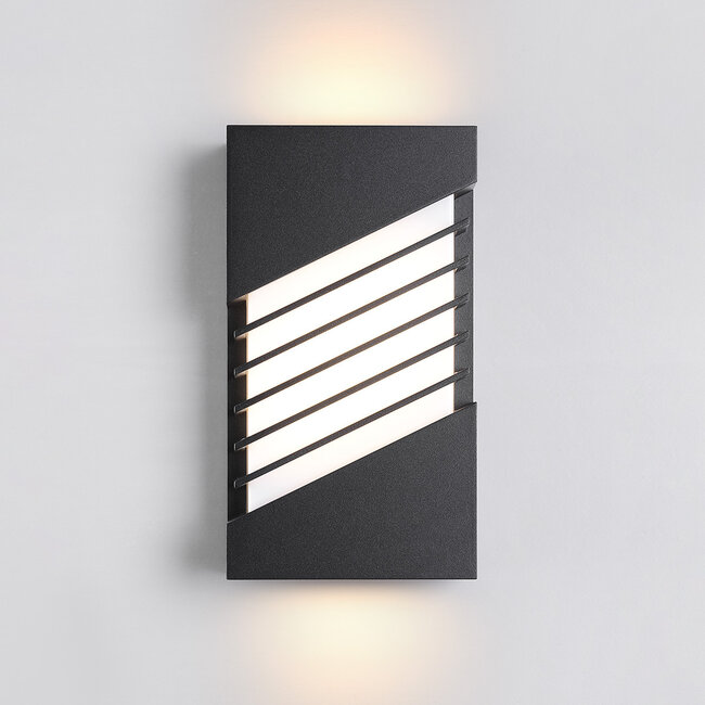 Outdoor wall light IP44 Dane - Black