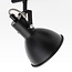2-light designer ceiling spotlight Alexandria in black and gold