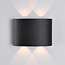 Modern outdoor wall lamp Delft - Black