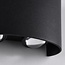 Outdoor wall light Delft - black with integrated LED