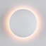 Round outdoor wall light Moon - white with integrated LED