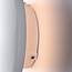 Round outdoor wall light Moon - white with integrated LED