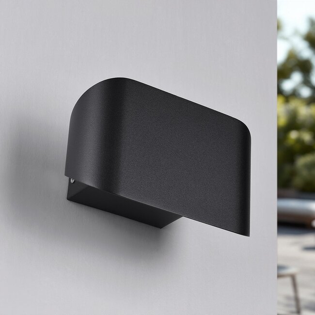 Modern wall lamp Hamburg - Black