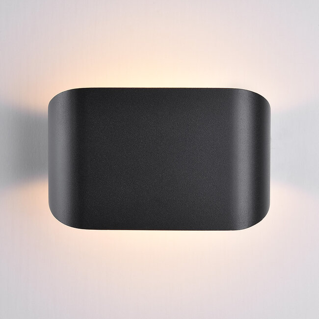 Modern wall lamp Hamburg - Black