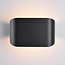 Modern wall lamp Hamburg - Black