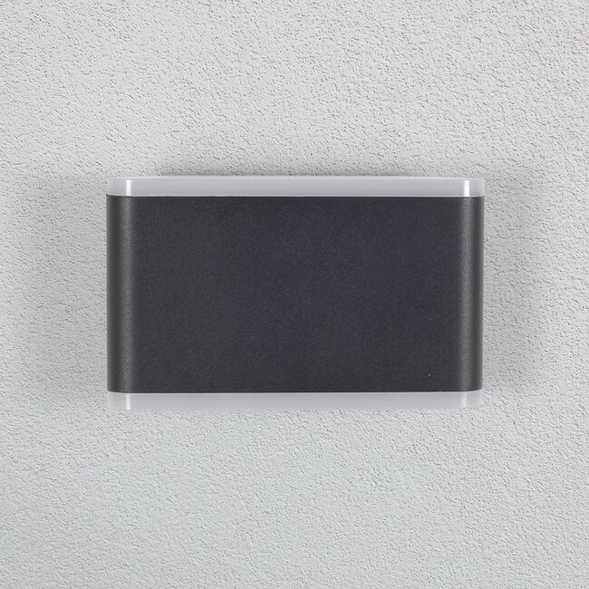 Outdoor wall light Hannover with integrated LED - black