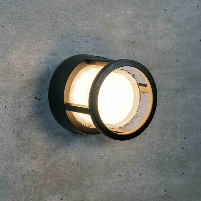 Round wall lamp Millie - Black