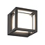 Square outdoor wall lamp Miles - Black
