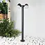Adjustable standing outdoor lamp Penny - Black