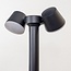 Adjustable outdoor floor lamp Penny - black with integrated LED