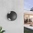 Spherical outdoor wall light Cosmo - black