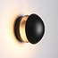 Adjustable round outdoor wall lamp Liv - Black