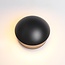 Adjustable round outdoor wall lamp Liv - Black