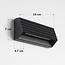 Industrial outdoor wall light Jane - black with integrated LED