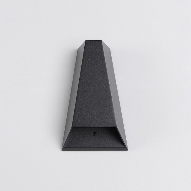 Designer outdoor wall light Quinn - black with integrated LED