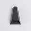 Designer outdoor wall light Quinn - black with integrated LED