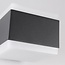 Modern outdoor wall light Mikki - black with integrated LED