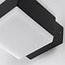 Modern outdoor wall light Mikki - black with integrated LED