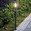 Black standing outdoor lamp - Teddy
