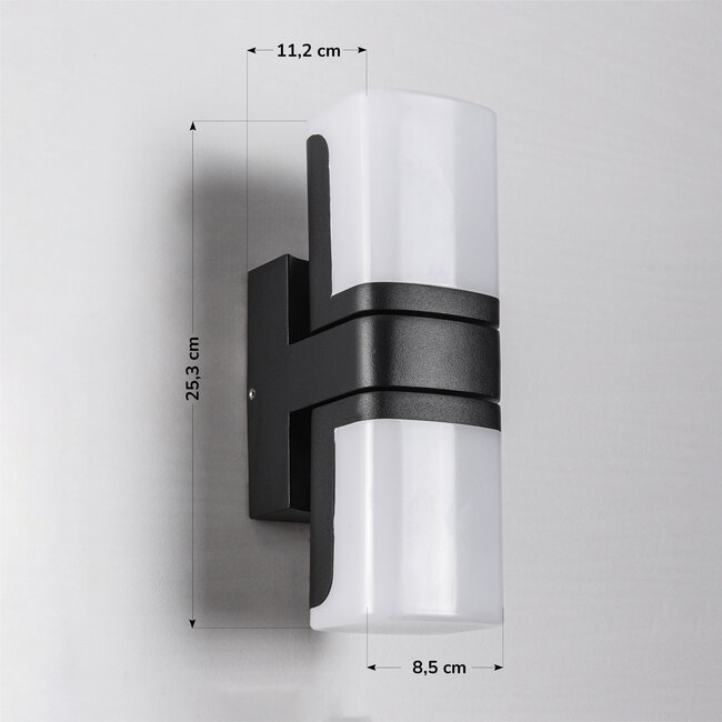 Adjustable wall lamp Bobby - Black