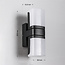 Adjustable outdoor wall light Bobby - black with integrated LED