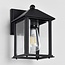 Rustic outdoor wall light Sammy - black