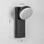 Industrial outdoor wall light Sil - black with integrated LED