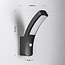 Modern outdoor wall light Noah with sensor - black integrated LED