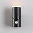 Adjustable outdoor wall light Demy with sensor - black