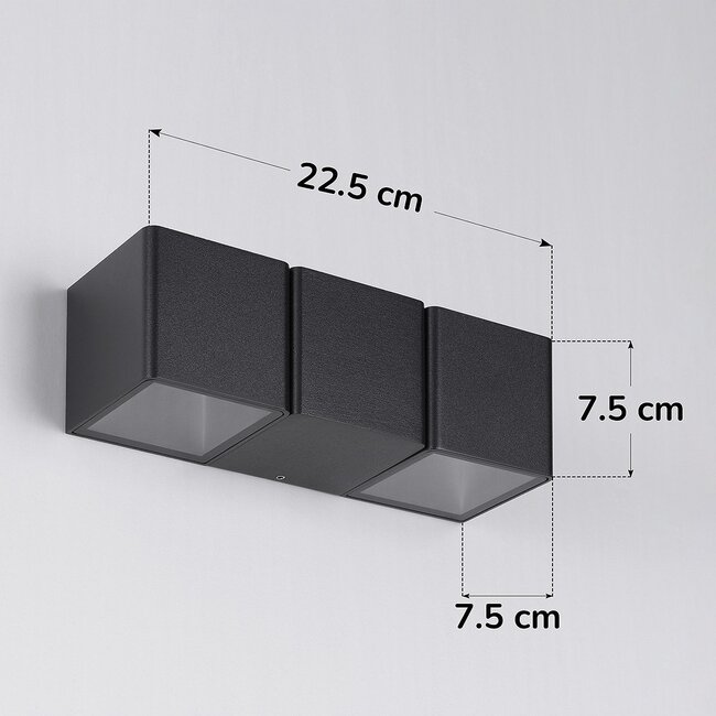 2-light outdoor wall lamp - Preston