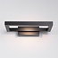 Designer outdoor wall light Isa - matt black with integrated LED