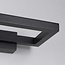 Designer outdoor wall light Isa - matt black with integrated LED