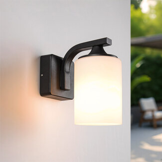 Modern outdoor wall light Elmi - black