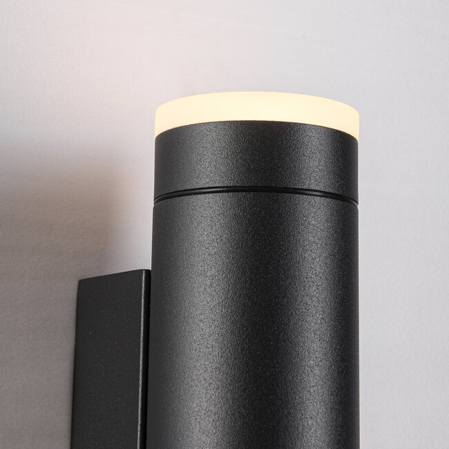 Modern outdoor wall lamp Iris - Black