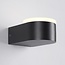 Outdoor wall light Feline with integrated LEDs - black