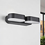 Adjustable 2-light outdoor wall light Stan - black with integrated LED