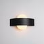 Modern outdoor wall light Esmee - black with integrated LED