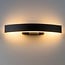 Dean designer lighting wall light - black