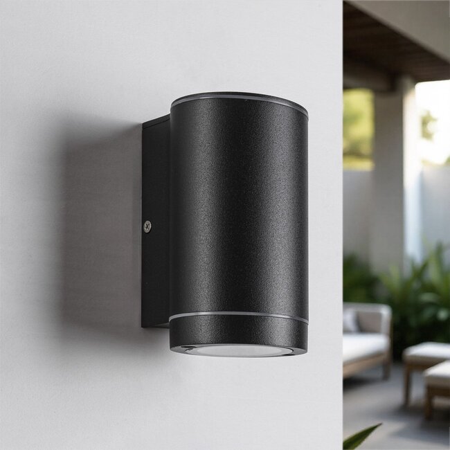 Modern outdoor wall lights Sophie - Black